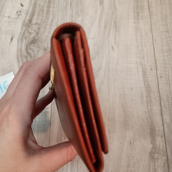 PRADA Orange plain long wallet for women - Picture 5 of 14